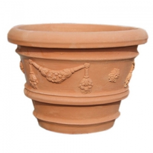 Terracotta Vaso Festonato